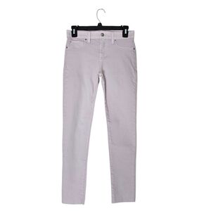 Joe's Jeans The Icon Mid Rise Skinny Crop Lavender Purple Jeans 25 NWT